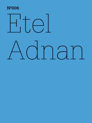 cover image of Etel Adnan